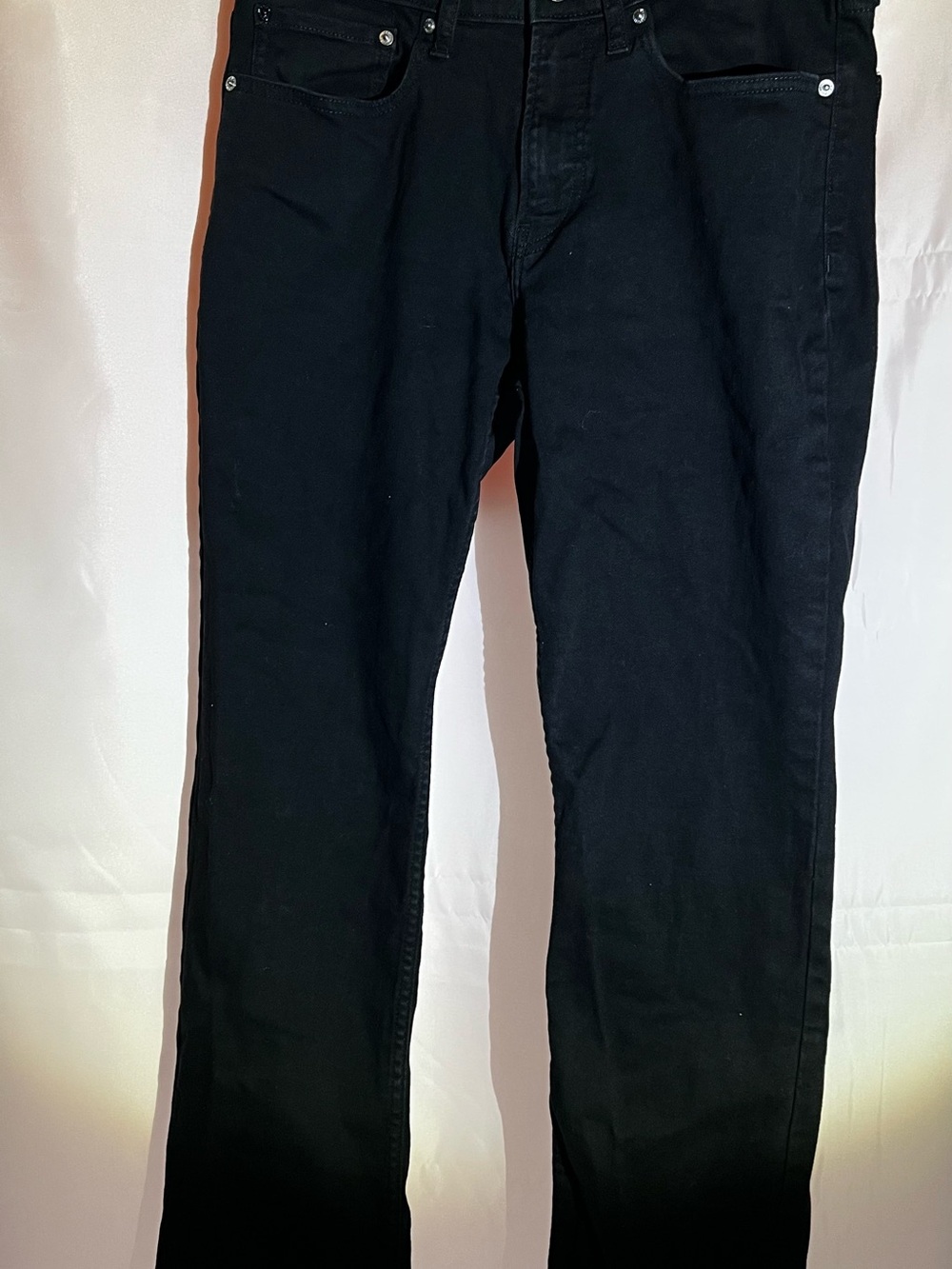 Calvin Klein Men's Straight Jeans Black - Picture 1 of 4